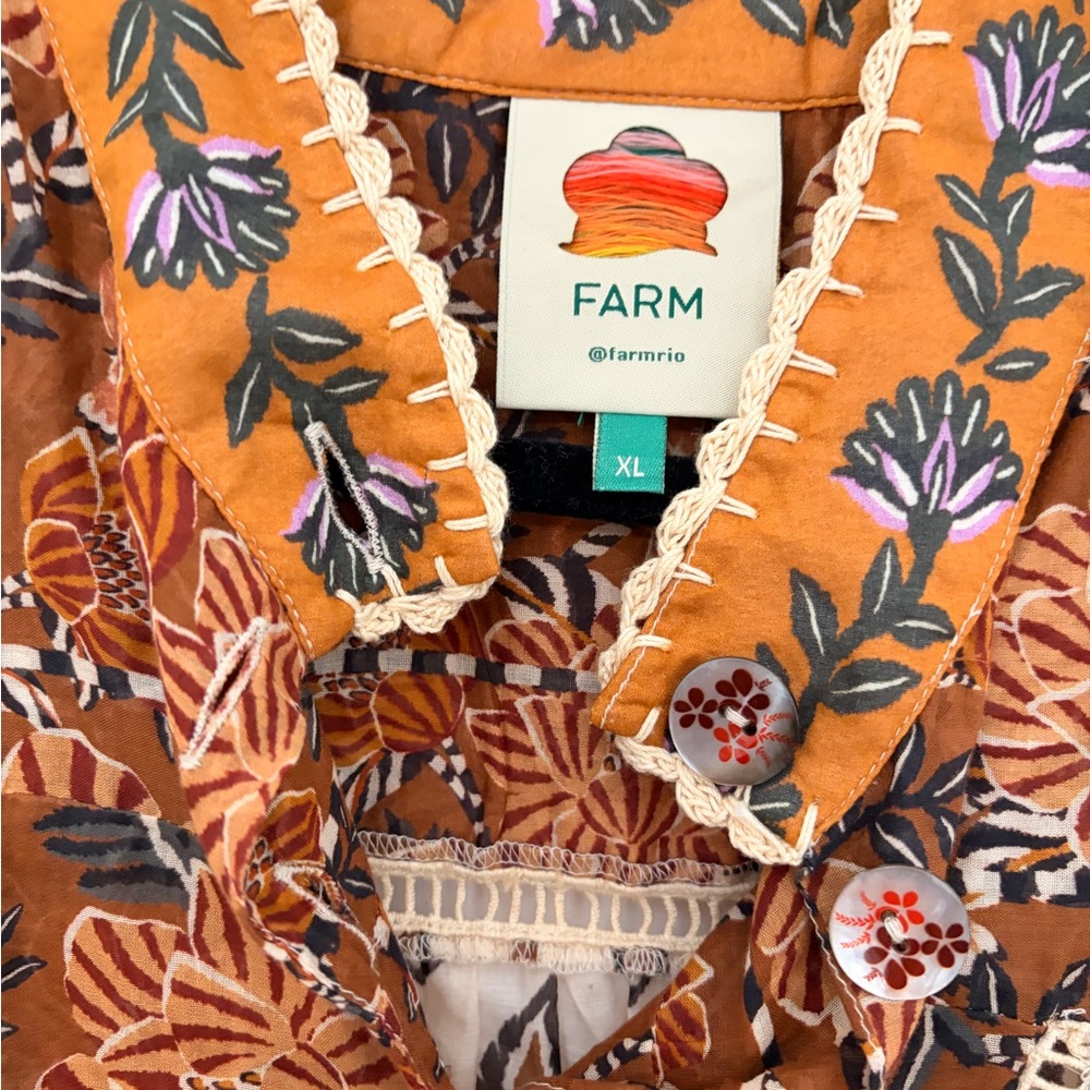 FARM Rio Multicolor Floral Blouse - Picture 4 of 6